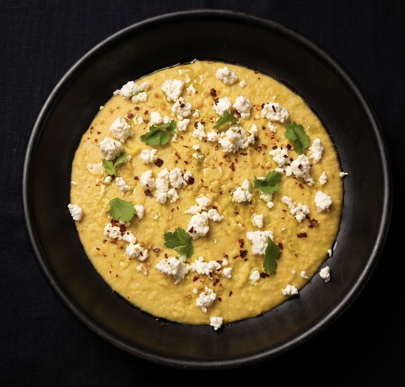 Plato de guacamole con totopos