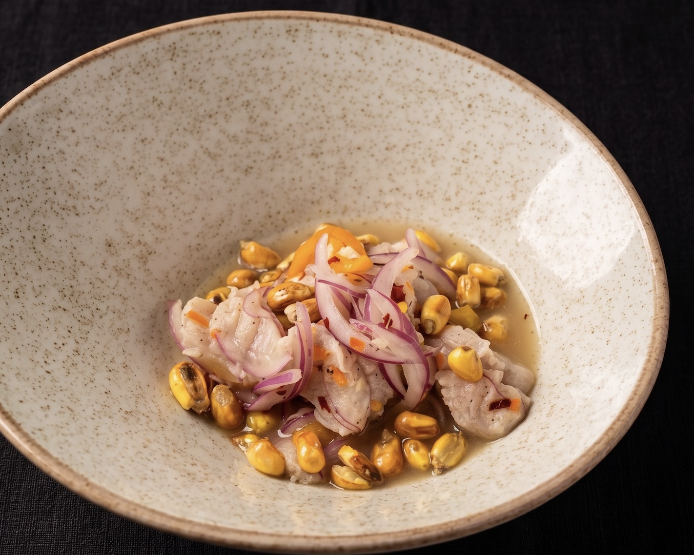 Ceviche clásico fresco