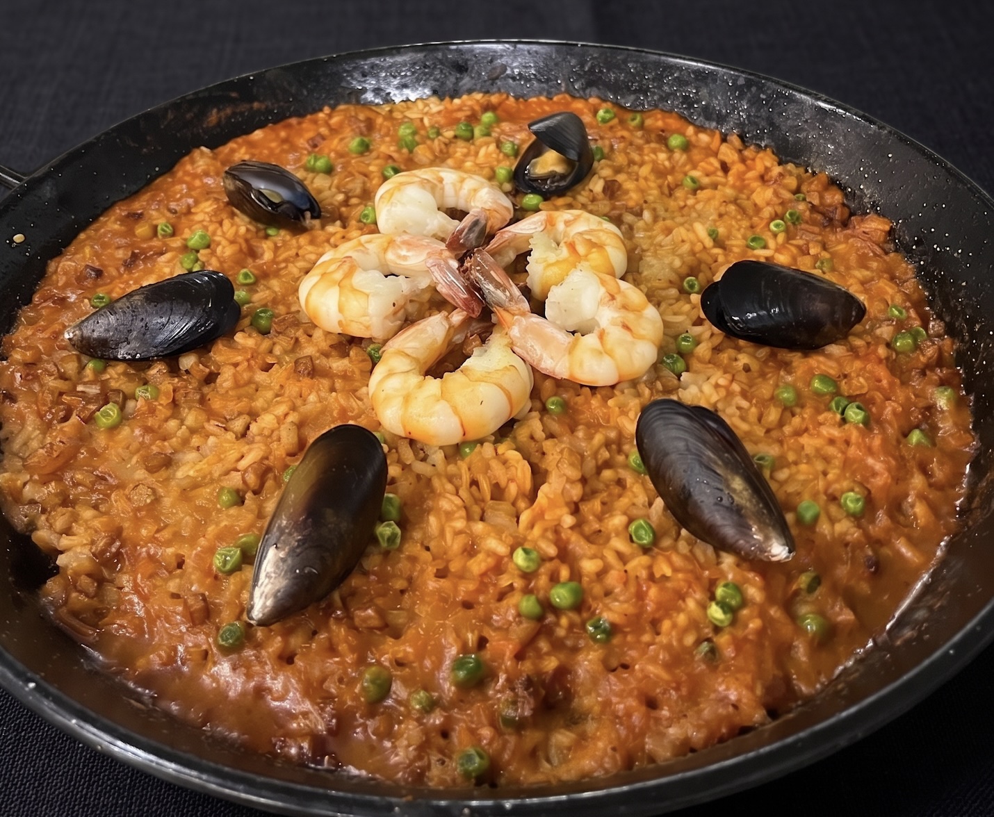 Paella de mariscos